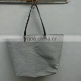 Simple Style Canvas Tote Shopping Bag thumbnail-3
