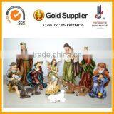 Christianity Resin Religious Olive Wood Outdoor Christmas Nativity Set thumbnail-1