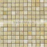 High Quality Natural Stone Gold Mosaic Tile For Bathroom/Flooring/Wall Etc & Mosaic Tiles On Sale With Low Price thumbnail-1