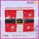 Red Christmas Tableware Ceramic Oblong Napkin Holder thumbnail-1