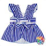 2Pcs Navy And Pink Stripe Beachwear Swimsuit Modest Children Swimwear thumbnail-5