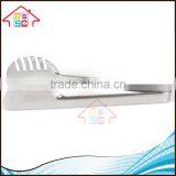 NBRSC Reliable Company Stainless Steel Salad Bread BBQ Buffet Food Tongs Clip Kitchen Clamp Serving thumbnail-1