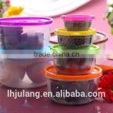 BPA-Free Plastic Food Container Set/ 7pcs Plastic Food Storage Container Set thumbnail-3