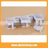 Bath Storage Holder Plastic Shower Rack Wall Mounted Storage Rack thumbnail-3