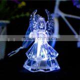 Dongguan Acrylic LED Christmas Angel With Iron Wings Decor thumbnail-5