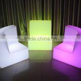 Outdoor Waterproof Plastic Led Illuminated Sofa Sets, Glow Led Modern Sofa Chair thumbnail-3