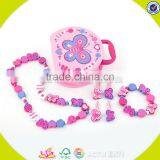 Wholesale Role Play Wooden Jewelry Box Toy Beautiful Pink Wooden Jewelry Box Toy Hot Kids Wooden Jewelry Box Toy W10D105 thumbnail-3