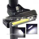 2016 Hot USB Rechargeable COB LED Bicycle Bike Cycling Front Rear Tail Light 5-Modes Lamp thumbnail-1
