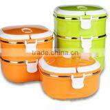 Multi-layer Stainless Steel Thermal Insulated Lunch Box Tiffin Box / Food Storage Containers thumbnail-1