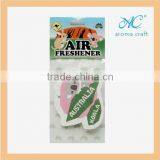 2015 Best Seller for Promotional Gifts Customized Logo Hanging Paper Air Freshener Car Perfume Wholesale thumbnail-1
