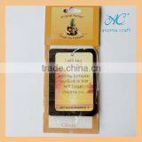 2015 OEM Design Best Seller Classical Type Tape Shaped Card Square Car Air Freshener thumbnail-2