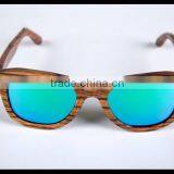 Promotional Full Wooden Frame Sunglasses Engraved Logo, UV400 Polarized, Polaroid A Lens. thumbnail-2