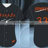 Hongen Sports Apparel Oem Fashion Sublimated Custom Blank Cheap Baseball Jersey Wholesale thumbnail-1