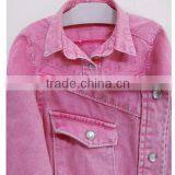 Newest Style Autumn/spring Season Children Young Girls Jean Coat thumbnail-6