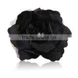 Yiwu Factory Wholesale Rhinestone Brooch Custom Fabric Flower Brooches Big Flower Hairwear thumbnail-5