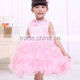 MGOO High Quality Elegant Red Christmas Dress For Girl Autumn Sleeveless Ball Gown For Infant 5620 thumbnail-6
