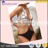 Deep V One Piece Swimwear thumbnail-1