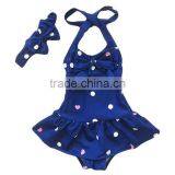Baby Girls Polka Dots Swimsuit Seaside Sweet Bow Baby Bikini China Suppliers thumbnail-2