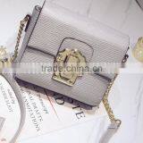 Zm50261b 2017 Latest Lady Single Shoulder Crossbody Bag Lock Catch Pure Color Bags Women thumbnail-6