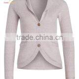 Knitting Merino Cashmere Cardigan Coat thumbnail-3