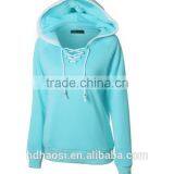 Winter Fashion Pullover Sweatshirt Draw String Hoodies Raglan Long Sleeve Blouse thumbnail-3