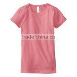Bulk Fancy Design Short Sleeve Ladies Slim Fit Cotton Blank Tshirt Custom Print thumbnail-3