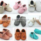 Top Selling Leather Baby Shoes Soft Sole Moccasin Designer Kids Shoes thumbnail-6