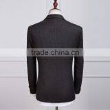 Wholesale Good Shape Newest Style Design Fashion Coat Suit Dark Grey Tuxedo Men Suit thumbnail-2