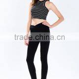 High Quality Criss-cross Waist Pants Fitted Night Out Skinny Pants thumbnail-6