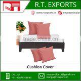 100% Plain Dyed Cotton Canvas Blank Decorative Cushion Cover Price thumbnail-2