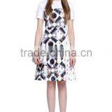 Gilrs Printing Short Sleeve Fashion Dress thumbnail-2