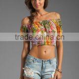Printed Crop Top thumbnail-1