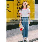 Cotton Summer Round Neck Girl t Shirt thumbnail-3