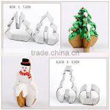 8PCS/ Set 3D Christmas Biscuit Mold Stainless Steel Cookie Cutter Sugar Cake Mold DIY Baking Tools thumbnail-3