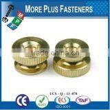 Made in Taiwan Brass Stainless Steel Solid Brass Knurled Thumb Nut thumbnail-3