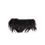 Black Decorative Hand Made Feather Fringe Crafts Clothing Trimmings 15cm thumbnail-1