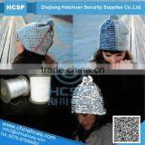 Hi Vis 3M Retro Reflective Yarn for Sewing or Knitting on Cap