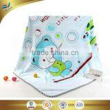 China Manufacturer Microfiber Cartoon Bear and Bubbles Character Reactive Printed Baby Blanket 110*110 cm thumbnail-3