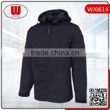 Black Life Jacket of Taffeta Fabric