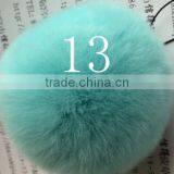 YR638 Cheap Real Fur Pom/Genuine Rex Rabbit Fur Pom Pom/Cute Fur Accesory thumbnail-4