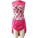 NT16093 Rose mesh and flowe overlay costumes for adult and women. contemporary,lyrical ,ballet costumes dresses