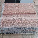 Alpaca Throw of Brown With Gray Color thumbnail-2