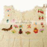 Beautiful Peruvian Cotton Woven Girls Dresses With Detailed Embroidery thumbnail-6
