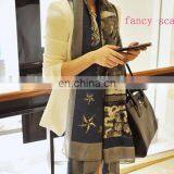 Most Fashion Very Long Brand Cotton Scarf thumbnail-2