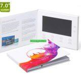 Print Company LOGO Video Greeting Cards With a 7'' Display, 1x Speaker for Company Brochure thumbnail-5