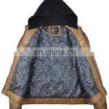 2015 Last Fashion Handsome Warm Mens Hooded Leather Jacket thumbnail-2