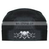 HMB-901U LEATHER SKULL CAP DURAG HEAD WRAP BANDANA SKULLCAP HATS SCARF SKELETON STYLE