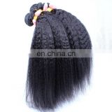 Best Selling Afro Kinky Straight Cheap Wave Human Hair Weave , 100% Top Grade 7A Virgin Brazilian Hair