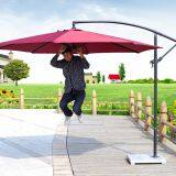 UV Resistance Sunshade Outdoor Furniture Patio Umbrella Chinese Garden Parasol Sun Umbrella