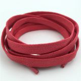Hot Flat Waxed Shoelaces Wide Colorful Shoe Laces Waterproof Leather Shoes For Unisex Strings Cord Boots